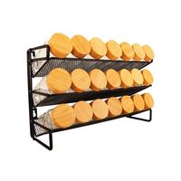 Étagères de rangement de cuisine en métal à double paroi personnalisées en Offre Spéciale