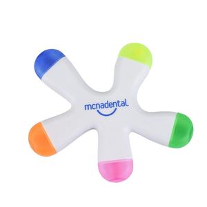 Regalo promocional 5 en 1 rotulador de pintura logotipo personalizado lindo rotulador resaltador para niños - Product Image 1