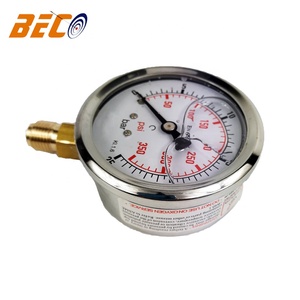 निर्माता 2.5 इंच 230psi और 16बार स्टेनलेस स्टील ग्लाइसिन भरा दबाव गेज मैनोमीटर - Product Image 4