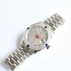 El Reloj Clásico de Alta Gama, con Piedras Blancas Naturales de Primera Calidad y Efecto Luminoso, Reloj Mecánico - Product Image 6