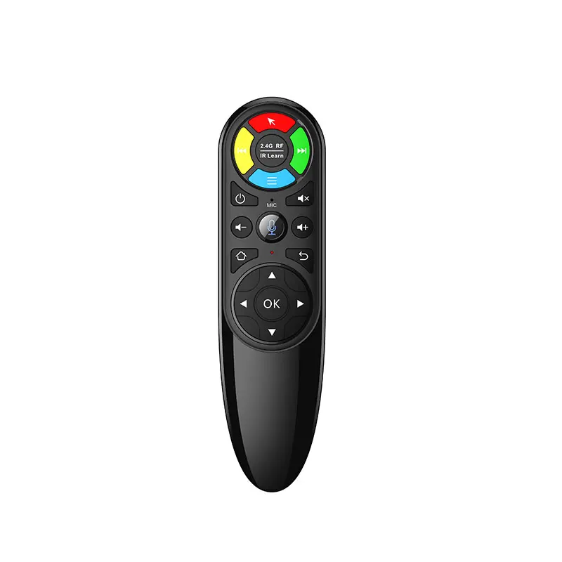 Q6 mouse nirkabel 2.4G giroskop kontrol suara mouse udara remote control android untuk PC kotak tv pintar X88 PRO HK1 T95 H96 Boxput