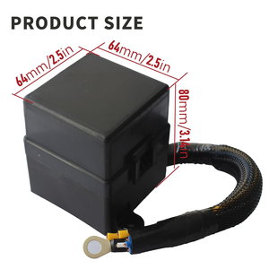 Boîtier de fusibles et de relais, boîtier de relais automobile, 12V pré-câblé, étanche, avec 2 relais 40A et porte-fusibles 6 voies pour voiture, camion, bateau - Product Image 5