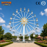 Grande Roue de Chine Durable à Vendre, 30m, pour Parc d'Attractions et Divertissement Commercial en Plein Air