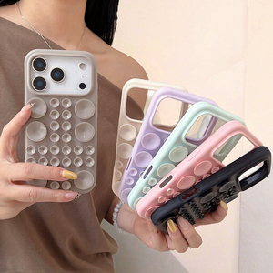 เคสโทรศัพท์ TPU แบบดูดติดแน่น ดีไซน์สร้างสรรค์ สำหรับ iPhone สีพื้น ป้องกันแรงกระแทก - Product Image 3