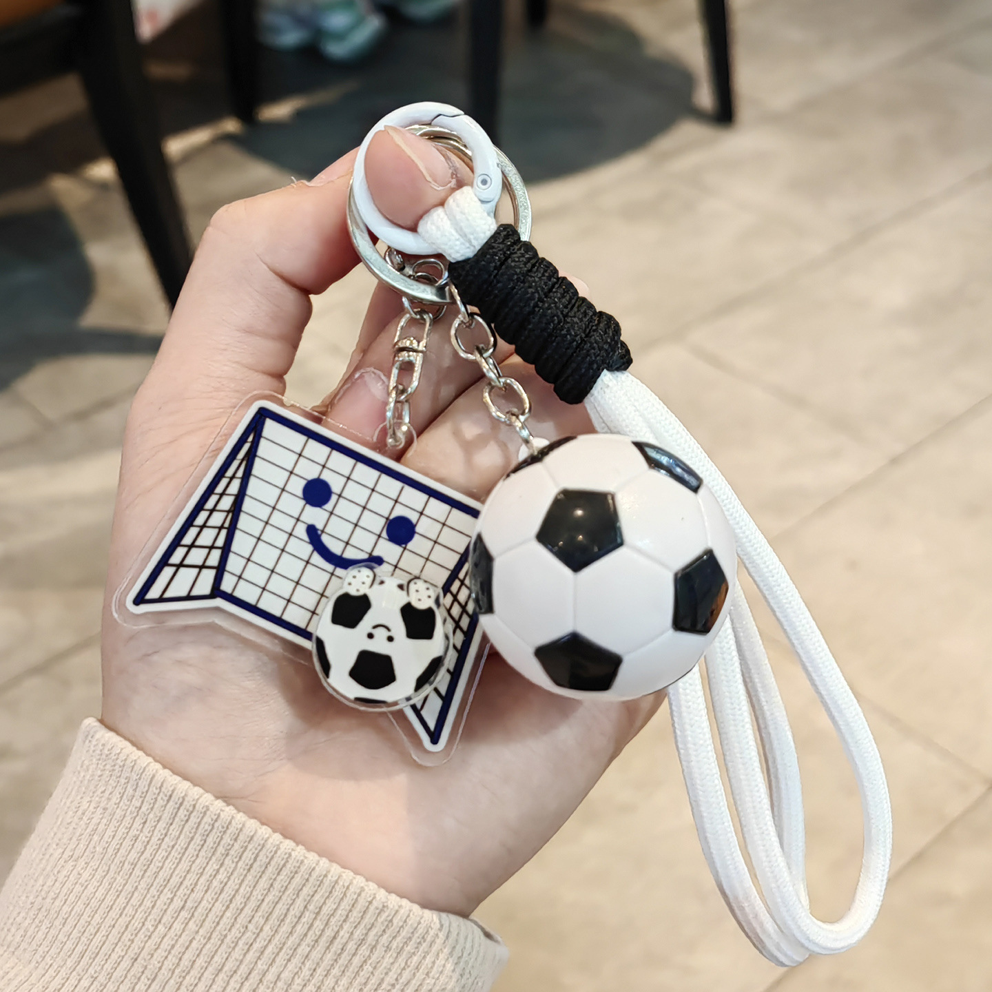 football+but de football+corde blanche