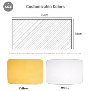 Mikro faser Polyester Bade matte benutzer definierte Schlafzimmer wasch bare Boden teppiche Küche Wohnzimmer Bad Matten Teppiche