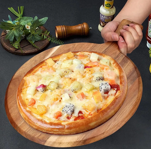 La <span class=keywords><strong>cuisine</strong></span> et le restaurant utilisent une grande planche d'acacia Deli pour fournir de la viande, du fromage, des légumes et du pain haché - Product Image 4