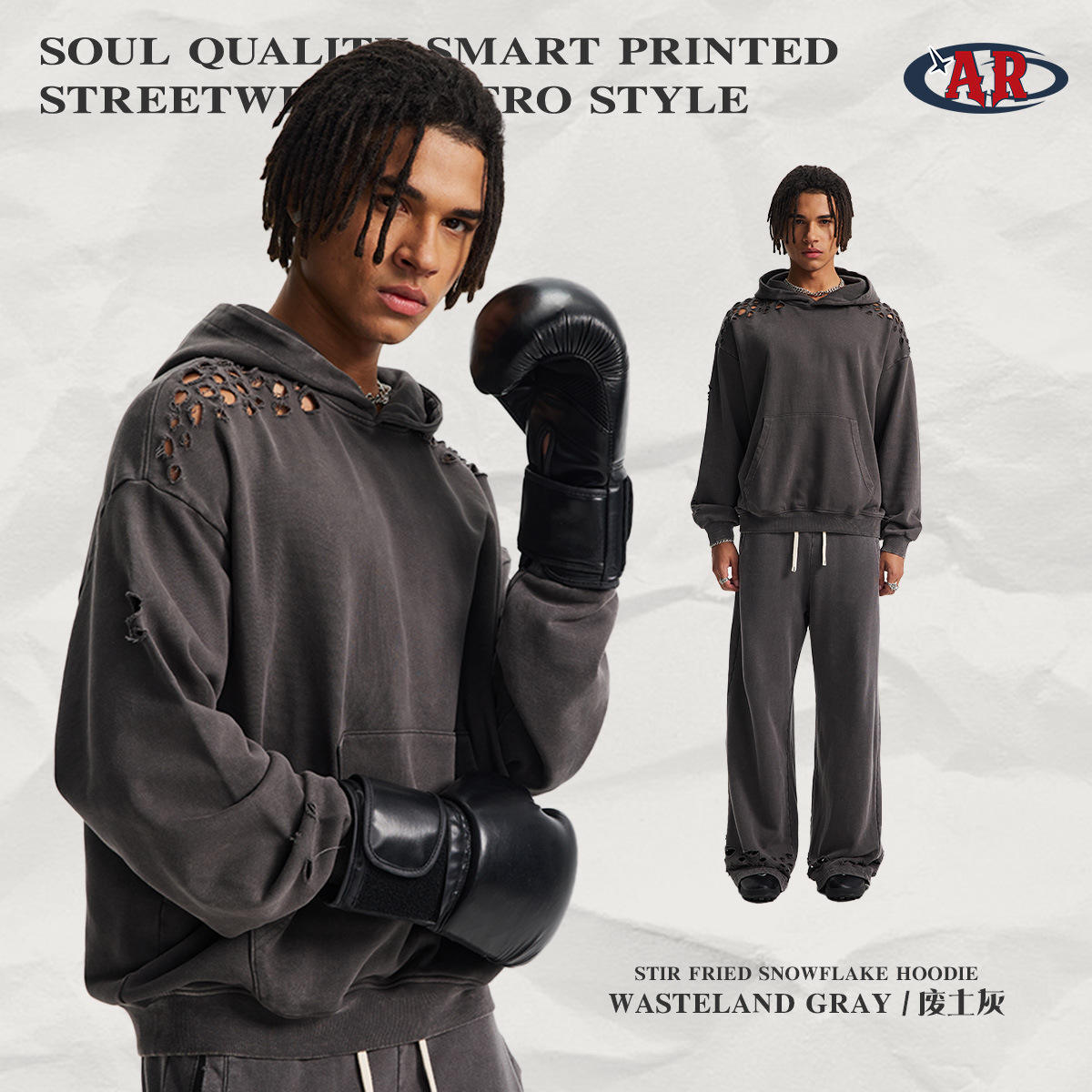 F20เสื้อสเวตเตอร์-สีเทาดินแดนรกร้าง