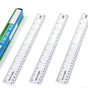 Regla de Medición Transparente de 30 cm a Precio de Mayoreo, Regla Recta Irrompible para Maestros, Ingenieros y Diseñadores - Product Image 1