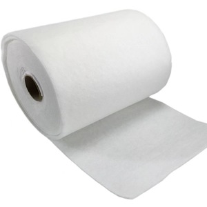 Bán buôn không dệt vải lọc cotton có thể giặt sợi tổng hợp <span class=keywords><strong>G4</strong></span> sợi polyester Lọc phương tiện truyền thông CuộN - Product Image 1