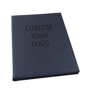 High Quality PU Leather Legal <strong>Size</strong> Menu Cover Restaurant Menus A4 Trifold 6 <strong>View</strong> Leather Restaurants Menu Book <strong>Folder</strong> - Product Image 2