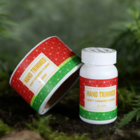 Capsules prébiotiques personnalisées holographiques imperméables auto-adhésives en BOPP pour le contrôle de l'appétit, la santé digestive et la gestion du poids (snack)