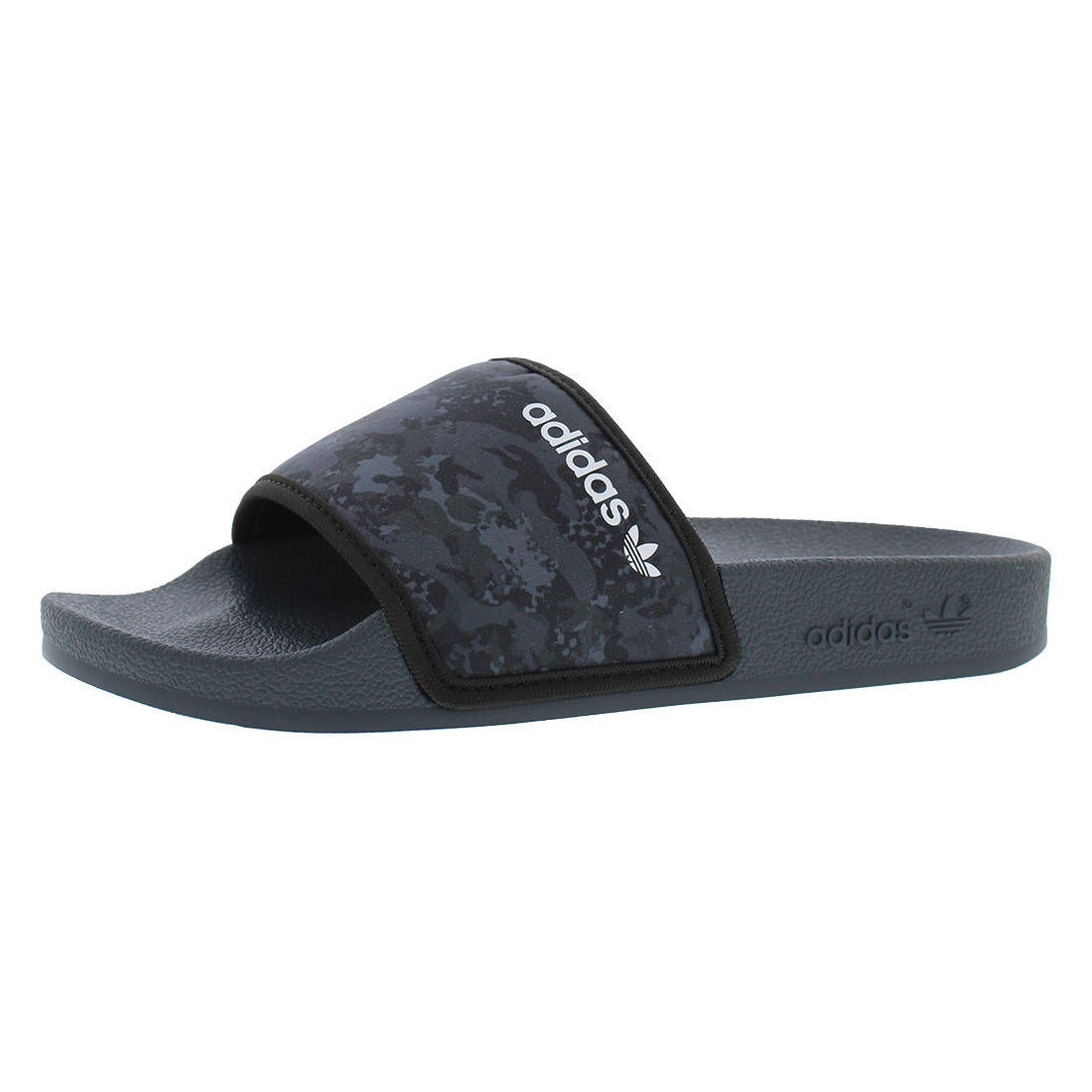 Adidas Adilette слайд мужские сандалии Grey шесть/Core черный/Grey пять цветов-100% Аутентичные