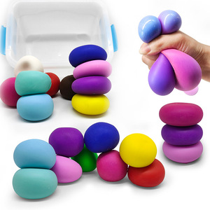 Shang Run Stress <b>Balls</b> TPR Soft <b>Squeeze</b> Toys For Kids And Adults Colorful Anti-Stress Relief Playthings 12pcs Set - Product Image 2