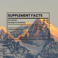 Résine de Shilajit de l'Himalaya à Marque Privée/Étiquette Personnalisée, Puissance Maximale pour l'Énergie et l'Immunité, Non Destiné aux Femmes Enceintes, Pour Adultes