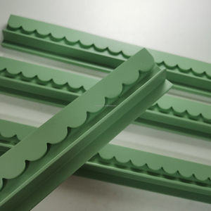 Supports de Mahjong en bois de hêtre vert de luxe de haute qualité, festonnés, avec poussoirs, couleur personnalisée / 4 supports de Mahjong - Product Image 2
