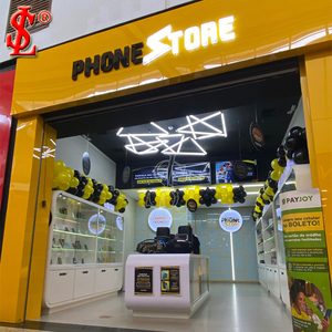 Vendita calda negozio di elettronica personalizzata Display <span class=keywords><strong>mobili</strong></span> CCTV telecamera di sicurezza negozio decorazione di Interior Design per la vendita al dettaglio negozio di telefonia - Product Image 3