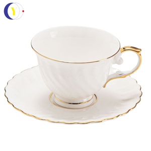 Advanced Luxury <b>Bone</b> <b>China</b> Coffee Cup with Saucer Creative Floral Design for <b>Tea</b> and Housewarming Gifts Dinnerware <b>Set</b> - Product Image 5