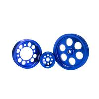 Services d'usinage CNC de haute précision, fraisage et tournage, billettes d'aluminium personnalisées pour la fabrication de poulies pour Supra