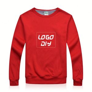 Pull d'hiver personnalisé avec logo, 100 % coton pur, pour homme, style décontracté, streetwear épais - Product Image 2