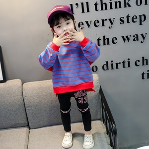 2020 girls spring clothing sets new style baby hi-low top and icing leggings children clothes kids wear fashion toddler outfits - Product Image 6