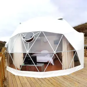 Level 8 Windproof Rating Winter Luxury Glamping Hotel Outdoor Dome Camping Starry Tent