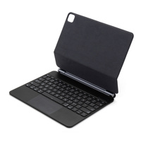 Kolay Kullanımlı Yeni Tablet Klavye Kılıfı, Manyetik Klipsli Kablosuz Makas Mekanizmalı İşletimli Mekanik Trackpad Klavye (iPad için)