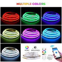 Bande LED adressable à bande LED pour eau courante intelligente IP20 630leds/m 12V 24V Cob Led Strip Light