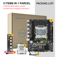 Nouvel ensemble combo PC de bureau PANDL X99-XD3 avec carte mère Intel Xeon E5 2696 V4 X99, support Matx, NVMe, M.2, WiFi, SATA3.0, 4X DDR3 ECC RAM