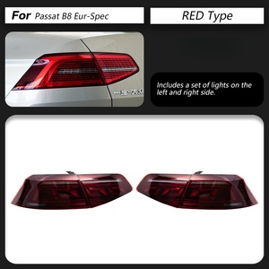 Luci posteriori per <span class=keywords><strong>VW</strong></span> <span class=keywords><strong>Passat</strong></span> <span class=keywords><strong>B8</strong></span> 2016-2019, aggiornamento fanali posteriori a LED, indicatori di direzione dinamici, luce di stop posteriore, 12V. - Product Image 4