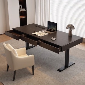Italian Minimalist Intelligent Electric Lifting <strong>Desk</strong> Modern <strong>Simple</strong> Dual Motor <strong>Study</strong> Table Chair <strong>Computer</strong> Work <strong>Desk</strong> - Product Image 3