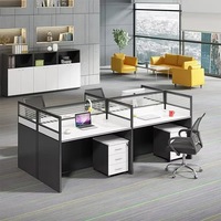Meubles de bureau, table de travail pour le personnel, cloison modulaire de bureau, poste de travail informatique, bureau, table
