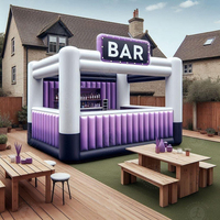 Bar de piscine gonflable pour fête en plein air, bar de piscine gonflable en PVC, bar flottant pour piscine, tente de bar de piscine gonflable