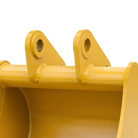 Bucket Penggali Tepi Bolt-On untuk Excavator Mini 1.5-4 Ton, Bucket Tepi yang Dapat Diganti untuk Sewa dan Pekerjaan Lanskap