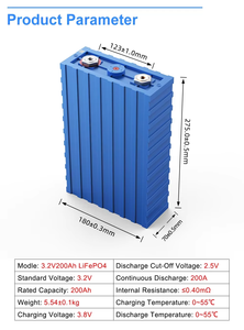 Nhà Máy Longlife LiFePO4 di động 3.2V 200AH LiFePO4 Pin Lớp Một 200AH <span class=keywords><strong>Lithium</strong></span> cho năng lượng mặt trời Hệ thống lưu trữ nhà Pin - Product Image 6