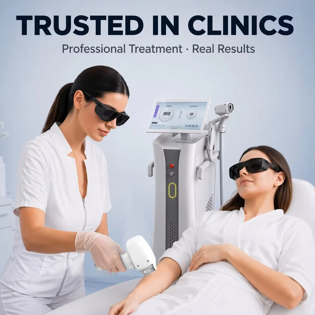 Factory Direct Sale 500W-2400W 4 Wavelengths Diode Laser Hair Removal Machine 1600W Commercial Use 15.6" Touch Screen