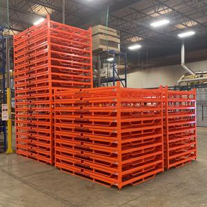 נייד פלדת צינור צינורות לנתק לערום מחסן אחסון בד רול מדפי מזרן למלגזה - Product Image 6