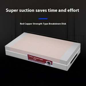 Placa magnética de fábrica Tebak 150x300mm para máquina rectificadora, placa sinusoidal con paso de polo fino, mandril magnético permanente - Product Image 6