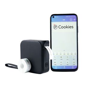 Xách tay 15 mét <span class=keywords><strong>Mini</strong></span> Máy in nhãn nhiệt cho kết nối Bluetooth ESC/POS <span class=keywords><strong>Android</strong></span> IOS Khả năng tương thích màu xanh-răng cho giá tag - Product Image 4