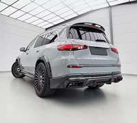 Nouveau kit carrosserie personnalisé en fibre de carbone pour Mercedes-Benz GLS Maybach, style LD gris, séparateur en carbone pour SUV, kits de style VIP