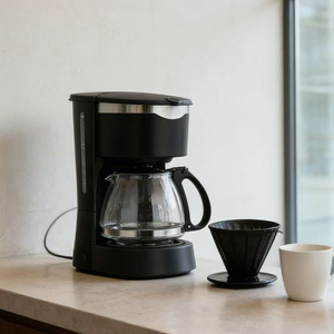 Cafetière à <span class=keywords><strong>filtre</strong></span> 650W 0,65L avec protection anti-goutte et <span class=keywords><strong>filtre</strong></span> permanent, sécurité avec protection contre l'ébullition à sec, thermostat - Product Image 5