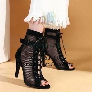 Zapatos de Baile de Salón y Tango con Tacón Alto, Suela Suave, Estilo Jazz - Product Image 5