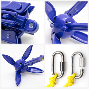 Folding Grapnel Anchor For Speedboat Inflatable Fishing Boat Hard Hull Kayaking Use - Product Image 5