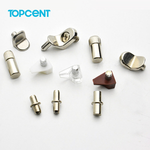 Soportes para Estantes TOPCENT, Kit de Soportes para Estantes de Gabinete Niquelados, Pasadores para Estantes, Soportes para Librerías - Product Image 3