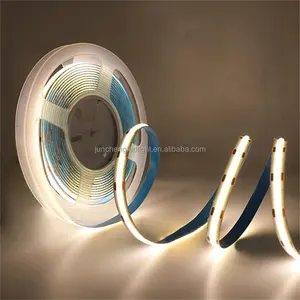 Luz de tira LED COB regulável DC5V alimentada por USB com interruptor liga/desliga fita LED 320 LEDs corda luz linear FOB de alta densidade