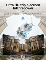 Penjualan Grosir APP Baterai Surya 4K 360 °   Kamera Keamanan Luar Ruangan Nirkabel 4G CCTV Pertanian Peternakan Tambang Deteksi Manusia AI Tanpa WiFi