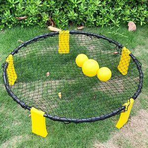 Ensemble de jeux de plage pliable pour le tournoi de <span class=keywords><strong>Roundnet</strong></span> et de la balle rebondissante, pour les jeux de plein air dans la cour, qualité supérieure, jouets de plage unisexes, à partir de 8 ans - Product Image 4