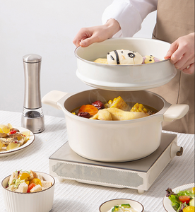 Productos listos Nuevo diseño Juegos <span class=keywords><strong>de</strong></span> utensilios <span class=keywords><strong>de</strong></span> cocina antiadherentes <span class=keywords><strong>de</strong></span> cerámica Olla <span class=keywords><strong>de</strong></span> sopa <span class=keywords><strong>de</strong></span> 24cm con sartén para Cocina - Product Image 5