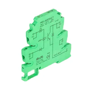 MRD-060D10ACT 10pcs PLC接口固态继电器模块DC to DC 10A 1-60V DC输出输入: 4-32VDC SSR电压继电器Din