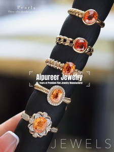 Anillo de Cóctel Elegante con Flecos, Acero de Grado Médico, Resistente al Sudor y al Óxido, Ajustable, <span class=keywords><strong>Regalo</strong></span> para el Día de San Valentín - Product Image 6